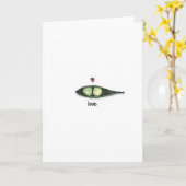 Carte L'amour du paon (Fleur jaune)