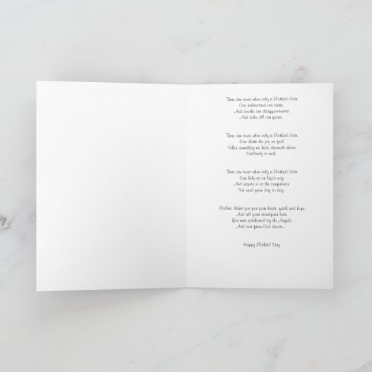 Carte L'amour d'une mère (Intérieur)