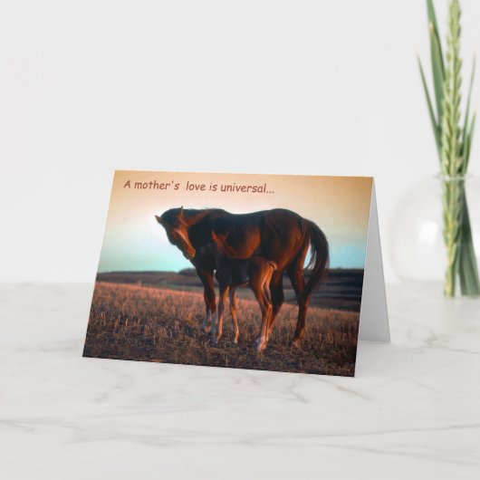 Carte L'amour d'une mère (Devant)