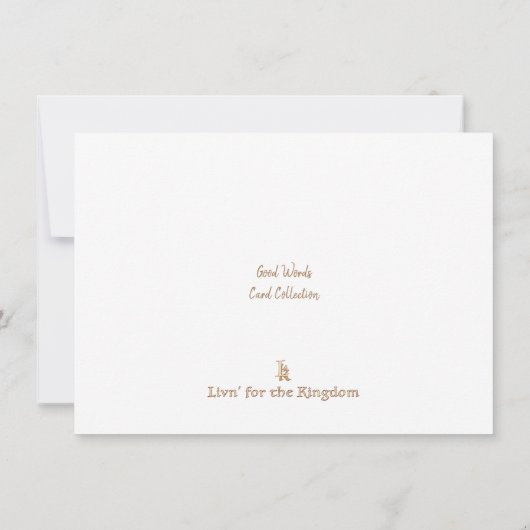 Carte L'amour est (Dos)