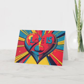 Carte L'amour est...