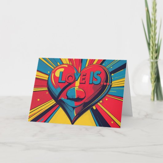 Carte L'amour est... (Devant)