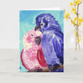 Carte L'amour est… (Fleur jaune)