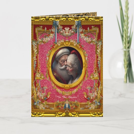 Carte L'amour est dans l'air, c'est la saison de Noël (Devant)