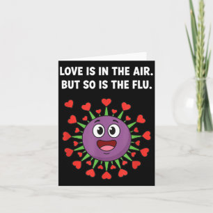 Carte L'amour est dans l'air mais la grippe est-elle la
