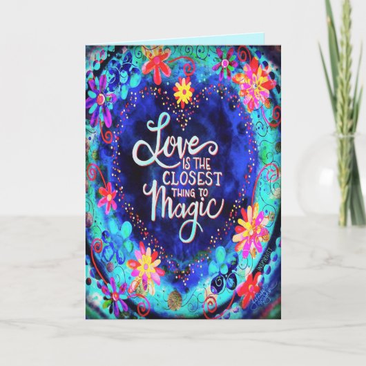 Carte L'amour est la chose la plus proche de l'Inspirété (Devant)