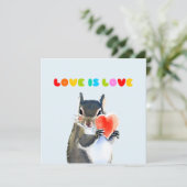 Carte L'amour est l'amour (Debout devant)