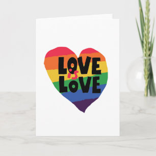 Carte L'amour est l'amour