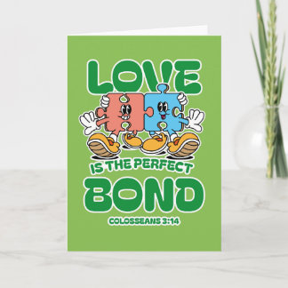 Carte L'amour est le lien parfait