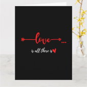 CARTE L'AMOUR EST TOUT CE QU'IL Y A (Fleur jaune)