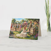 Carte L'amour est une douce mariée abeille Folklore brit (Devant)