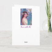 Carte L'amour est votre véritable essence | Fée comme an (Dos)