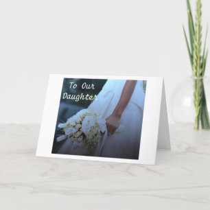 Carte L'AMOUR ET LE BONHEUR mariages DE NOTRE "FILLE"