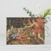 Carte L'Amour et le Maiden par John Stanhope (Debout devant)