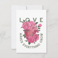 L'amour fait tout grandir - Art Floral Romantique