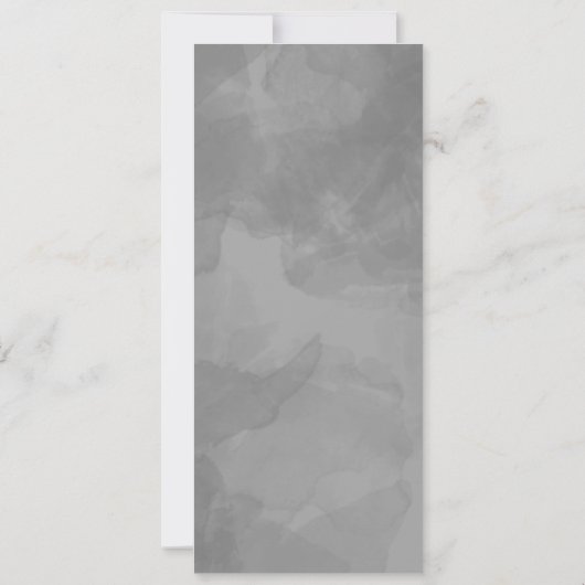 Carte L'amour fleurit : une fête de l'argent (Dos)