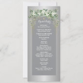 Carte L'amour fleurit : une fête de l'argent (Devant)