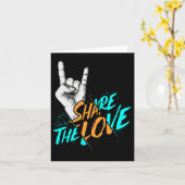 Carte L'Amour Hommes Femmes Enfants Garçons Filles Asl C (Fleur jaune)