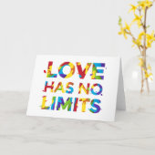 Carte L'amour n'a pas de limites (Fleur jaune)