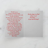 Carte L'amour ne meurt jamais (Intérieur)