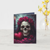 Carte L'amour ne meurt jamais (Fleur jaune)