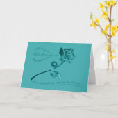 Carte L'amour n'est pas l'amour... (Fleur jaune)