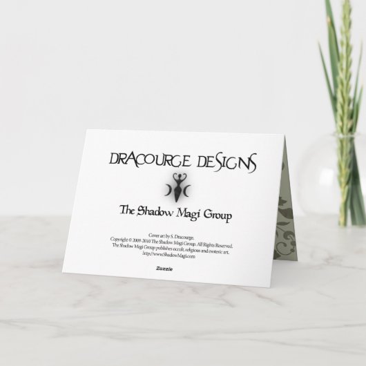 Carte L'amour païen (Dos)