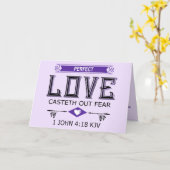 Carte L'Amour Parfait (Fleur jaune)