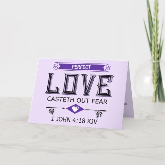 Carte L'Amour Parfait (Devant)