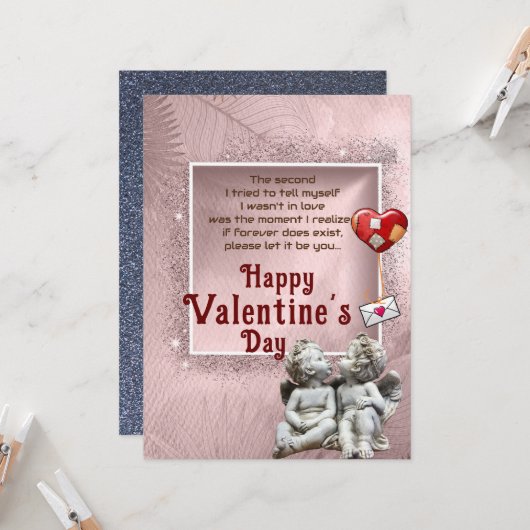 Carte L'amour perpétuel (Devant/Arrière en situation)