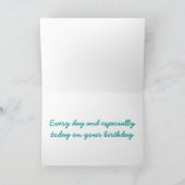 CARTE ***L'AMOUR SOISTÈRE" POUR VOTRE ANNIVERSAIRE ET CH (Intérieur)