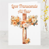 Carte L'amour transcende (Fleur jaune)