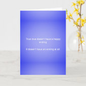 CARTE L'AMOUR VÉRITABLE N'A PAS UN AMOUR FINAL CITE RELA (Fleur jaune)