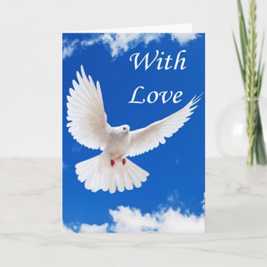 Carte L'amour vole dedans (Devant)