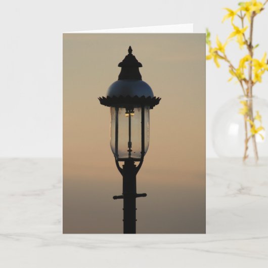 Carte Lampe (Fleur jaune)