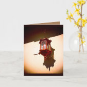 Carte Lampe d'après-midi (Fleur jaune)