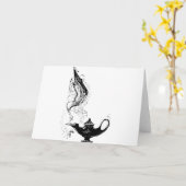 Carte Lampe magique (Fleur jaune)