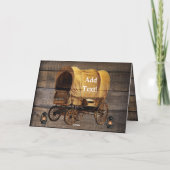 Carte Lampes à huile de charbon Wagon couvertes Western  (Dos)