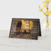 Carte Lampes à huile de charbon Wagon couvertes Western  (Fleur jaune)