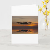 Carte lancaster Bomber la ligne de la maison (Fleur jaune)