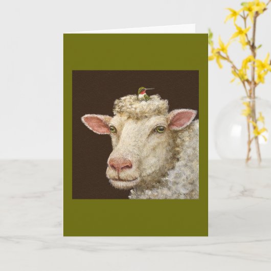 Carte Lance et Mabel (Fleur jaune)