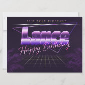 Carte Lance Prénom (Devant)