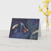 Carte Lancement, birders (Fleur jaune)