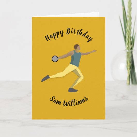 Carte Lancement de Discus (Devant)