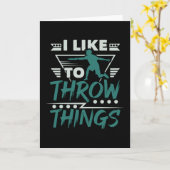 Carte Lancement de la Golf du disque (Fleur jaune)