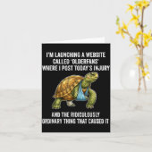 Carte Lancement d'un site web appelé olderfans où publie (Fleur jaune)