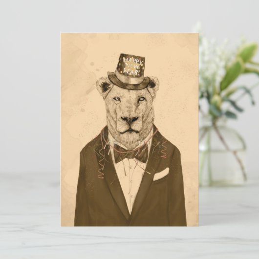 Carte Lancez cette fête (Debout devant)