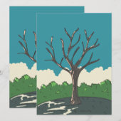 Carte L'Ancien Arbre (Devant / Derrière)