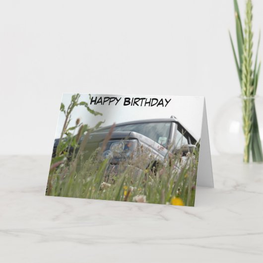 Carte Land Rover (Devant)