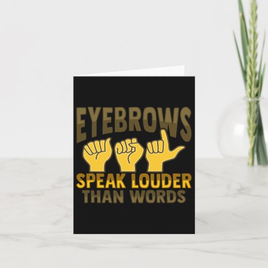 Carte Langage Gestuel Perte Auditive Surdité Sensibilisa (Devant)